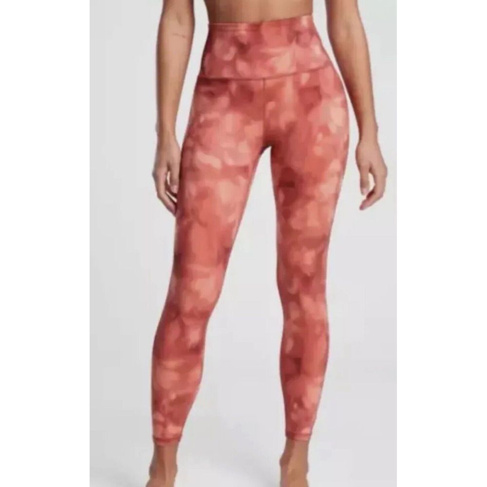 Athleta Elation‎ Printed 7/8 Tights Serene Island Coral Size XXS